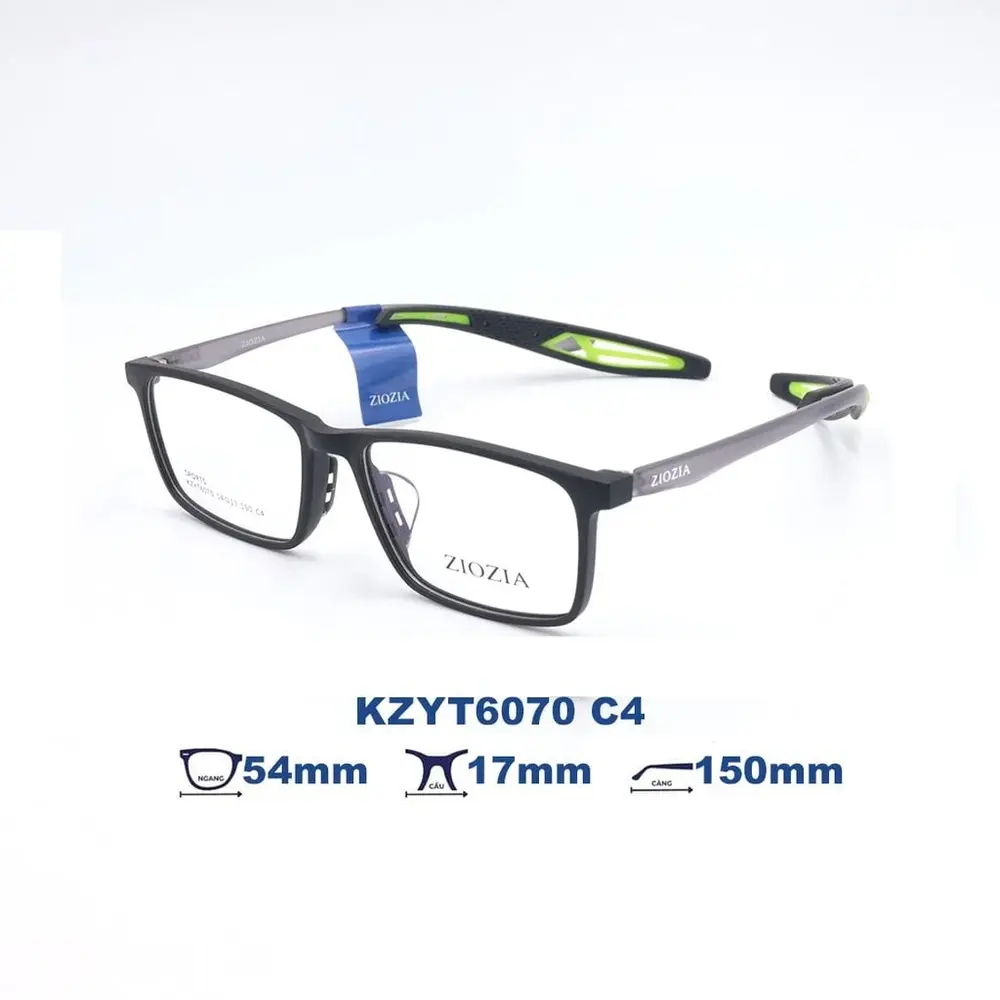Gọng kính ZioZia KZYT6070 – Hai tông · Mã C4 – ảnh 3