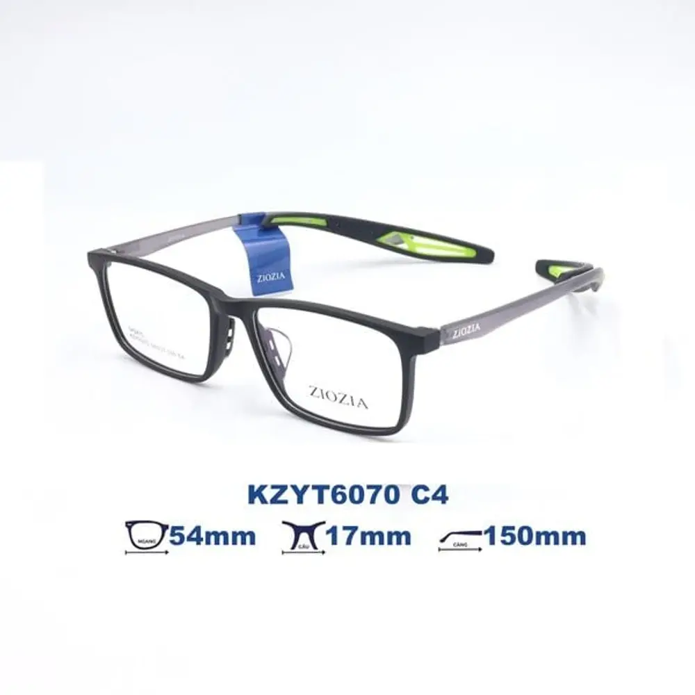 Gọng kính ZioZia KZYT6070 – Hai tông · Mã C4 – ảnh 5