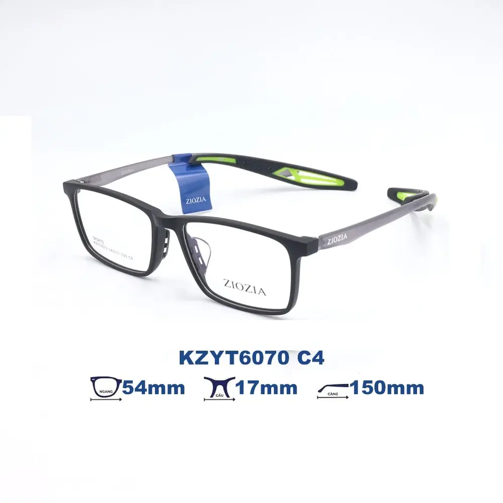 Gọng kính ZioZia KZYT6070 – Hai tông · Mã C4 – ảnh 6