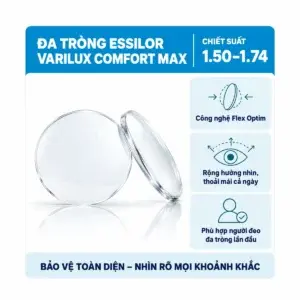 Ảnh đại diện Tròng kính đa tròng Essilor Varilux Comfort Max