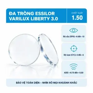 Tròng kính đa tròng Essilor Varilux Liberty 3.0 chiết suất 1.50