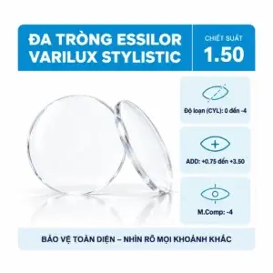 Tròng kính đa tròng Essilor Varilux Stylistic chiết suất 1.50