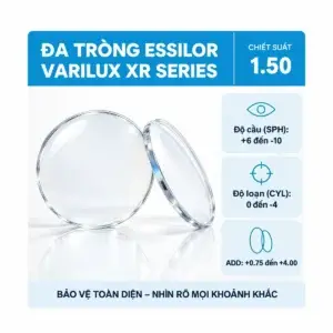 Tròng kính đa tròng Essilor Varilux XR series chiết suất 1.50