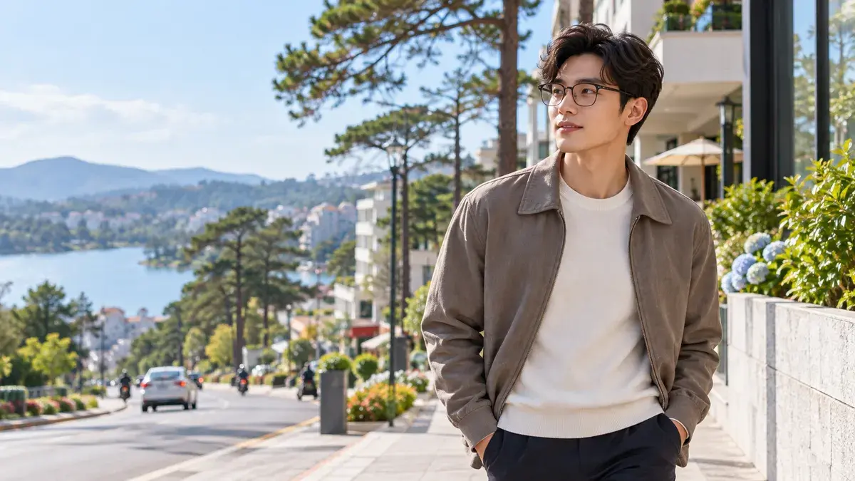 Ảnh minh họa thời trang kính cho kính mát Armani Exchange AX4169SU