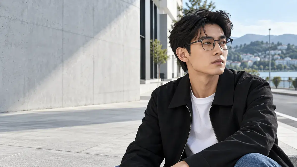 Ảnh minh họa thời trang kính cho kính mát Armani Exchange AX4169SU