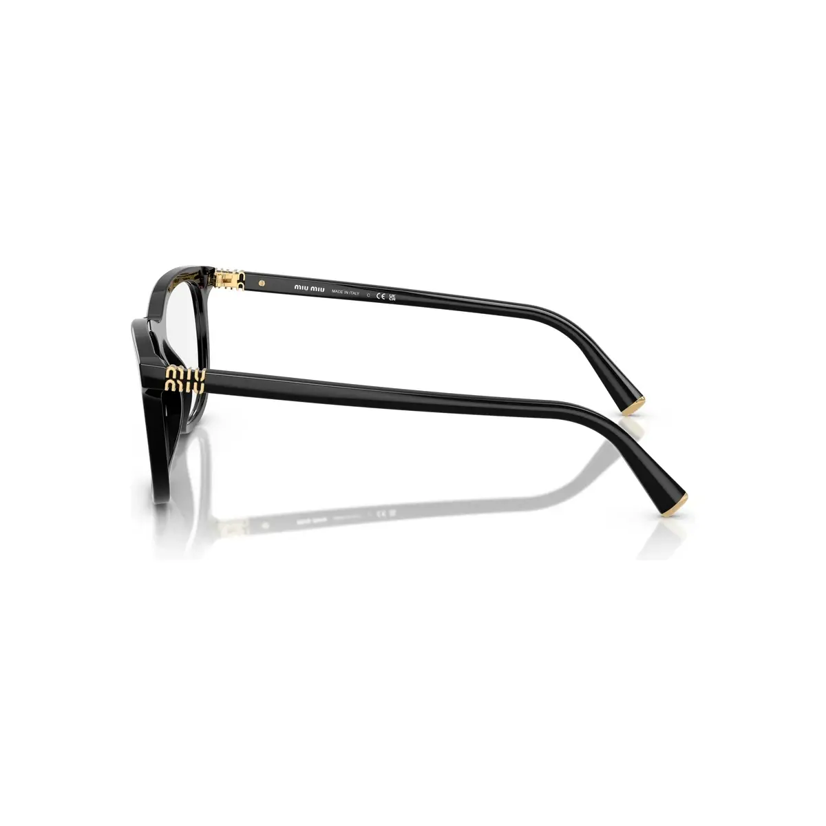 Gọng kính Miu Miu MU 01WVF – Đen · Mã 16K1O1 – ảnh 3