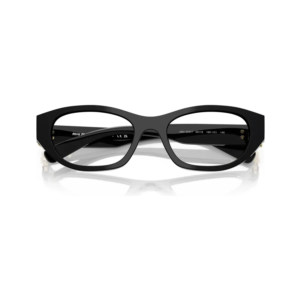 Gọng kính Miu Miu MU 03WVF – Đen · Mã 16K1O1 – ảnh 5