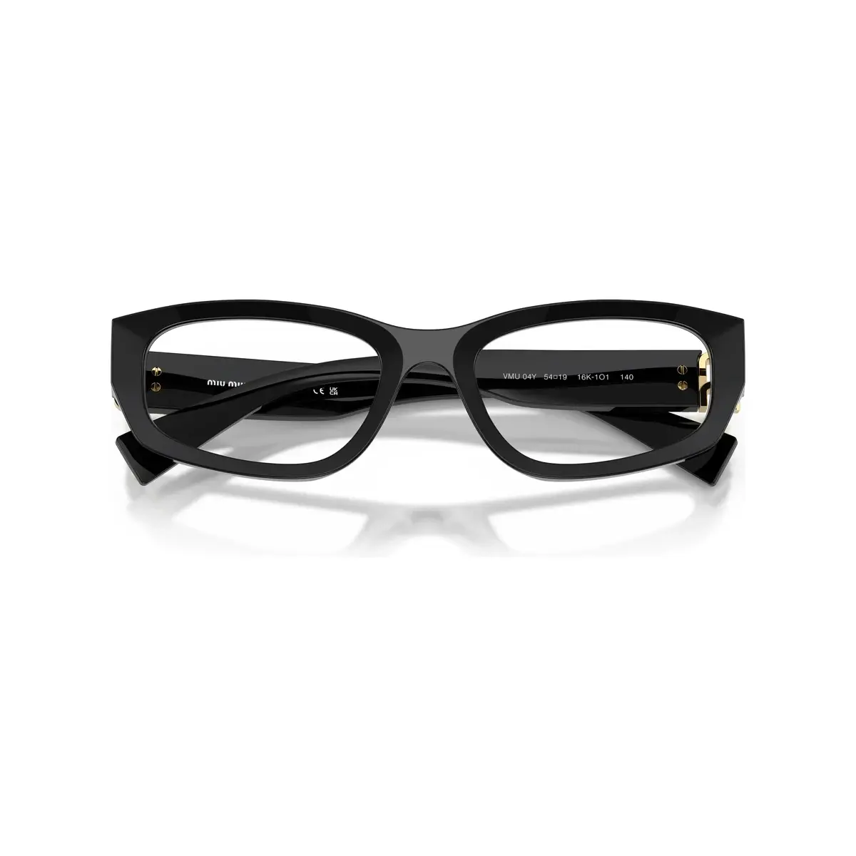 Gọng kính Miu Miu MU 04YV – Đen · Mã 16K1O1 – ảnh 5