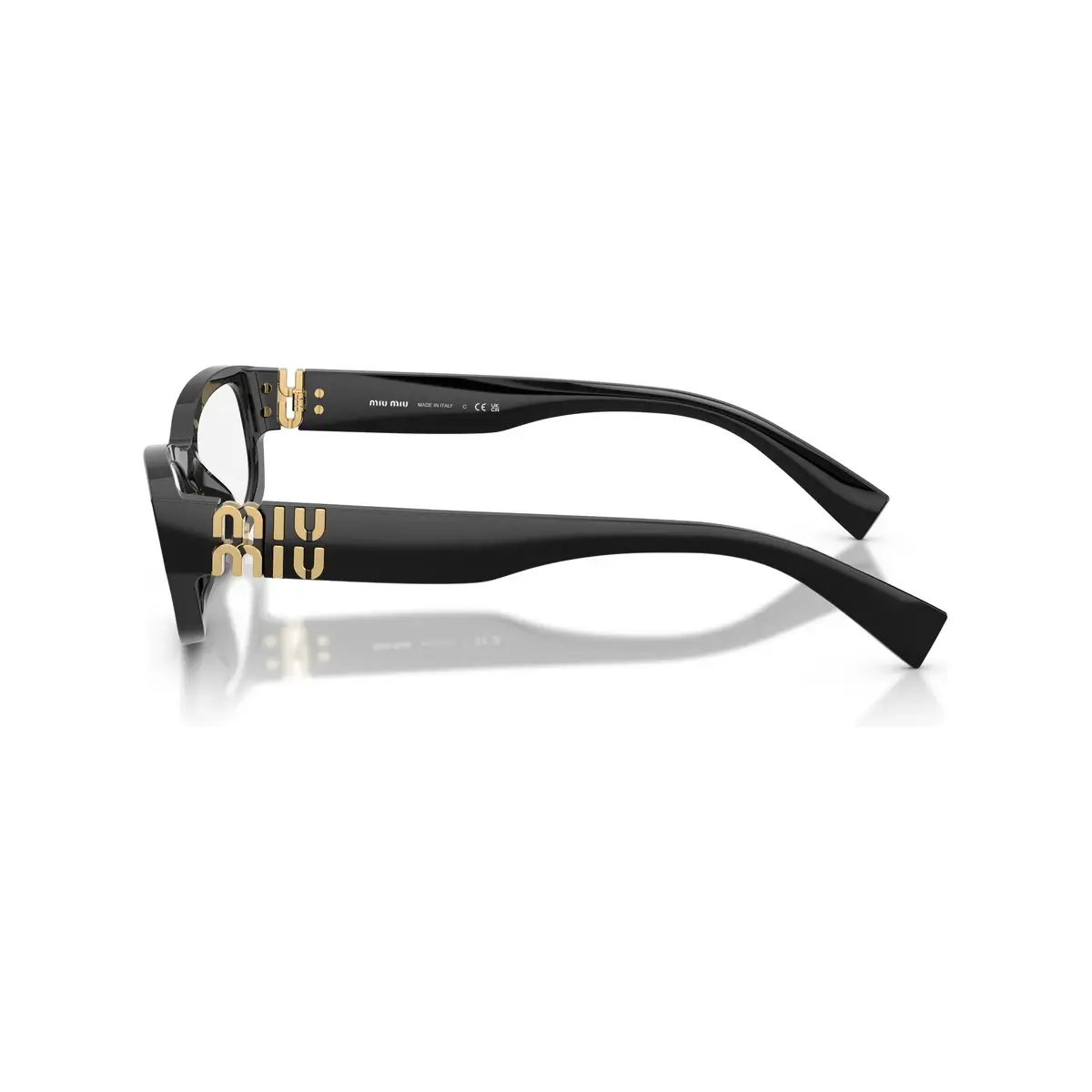 Gọng kính Miu Miu MU 04YV – Đen · Mã 16K1O1 – ảnh 3