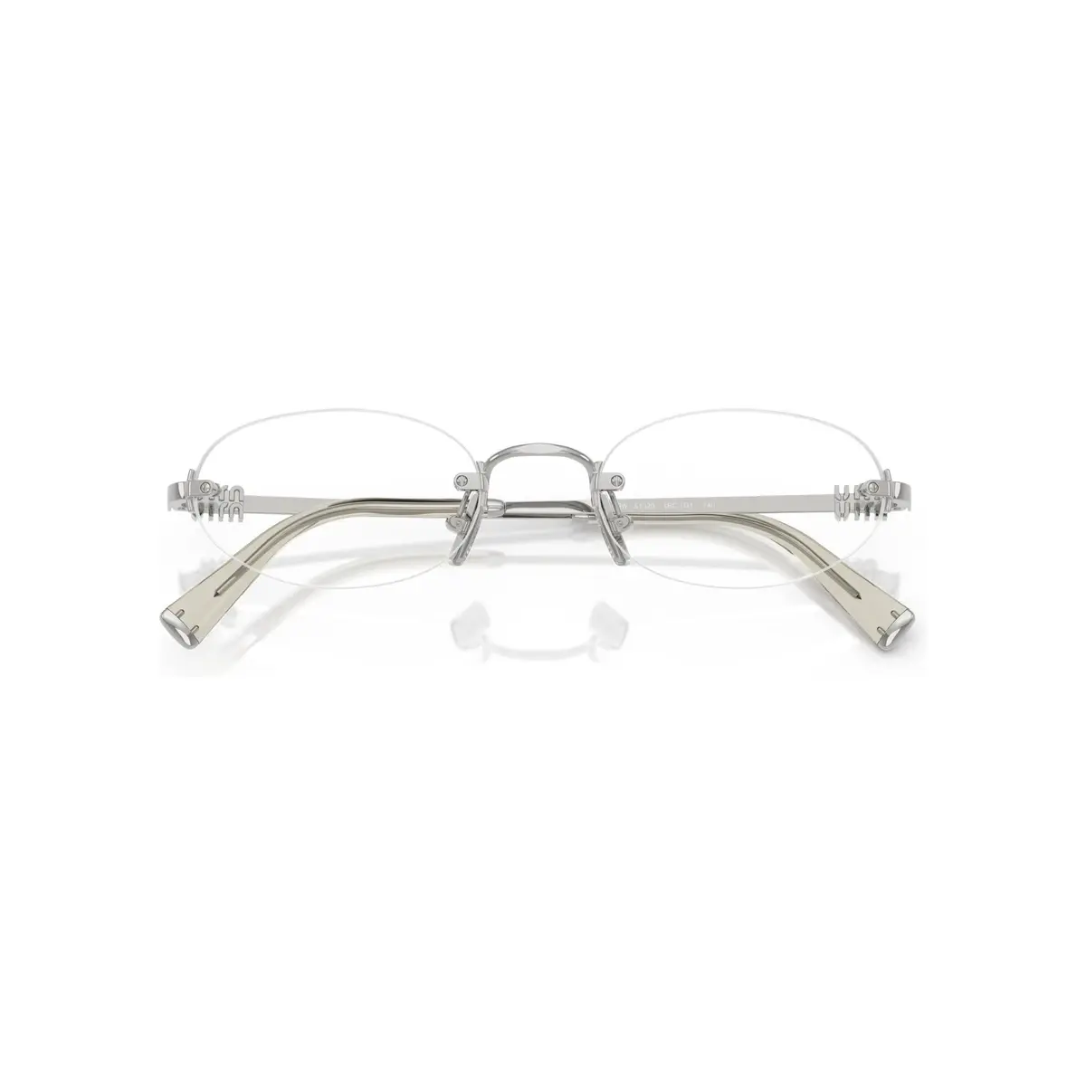 Gọng kính Miu Miu MU 53WV – Bạc · Mã 1BC1O1 – ảnh 5