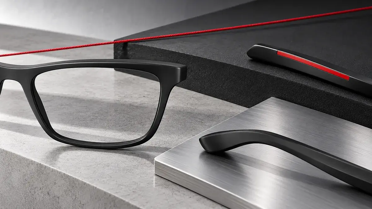 Ảnh minh họa thời trang kính cho gọng kính Prada Linea Rossa PS 52RV