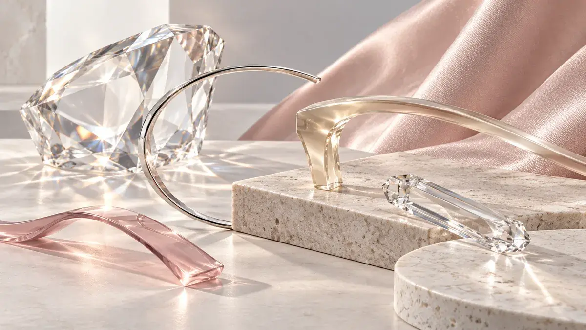 Ảnh minh họa thời trang kính cho gọng kính Swarovski SK1006