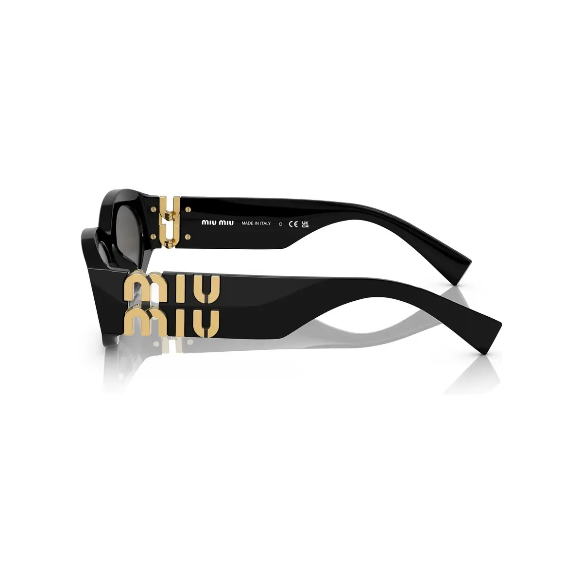 Kính mát Miu Miu MU 11WS – Đen · Mã 1AB5S0 – ảnh 3