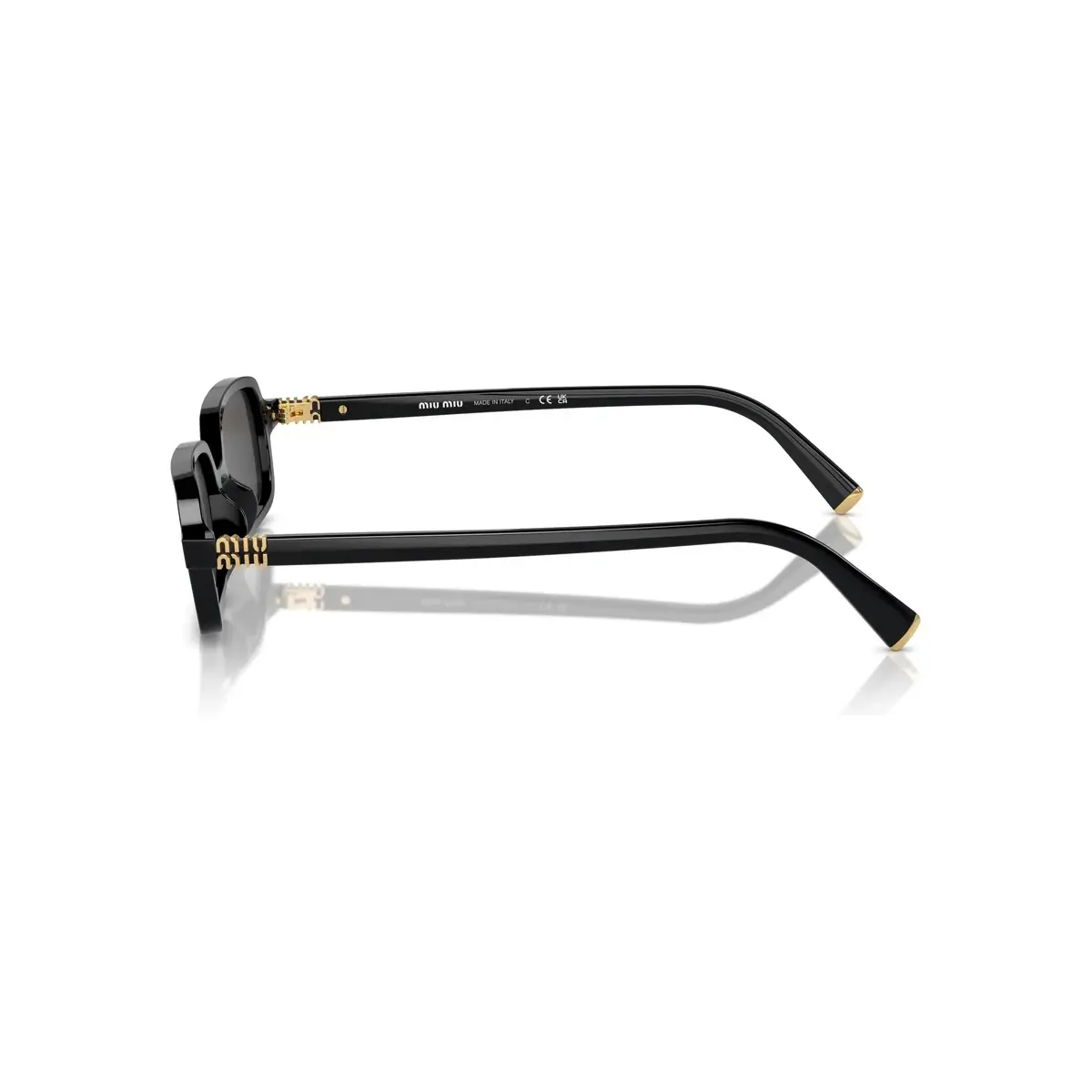 Kính mát Miu Miu MU 11ZSF – Đen · Mã 16K5S0 – ảnh 3