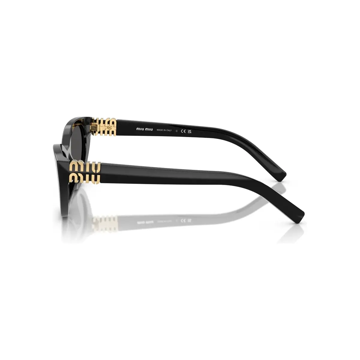 Kính mát Miu Miu MU A04SF – Đen · Mã 16K08Z – ảnh 3