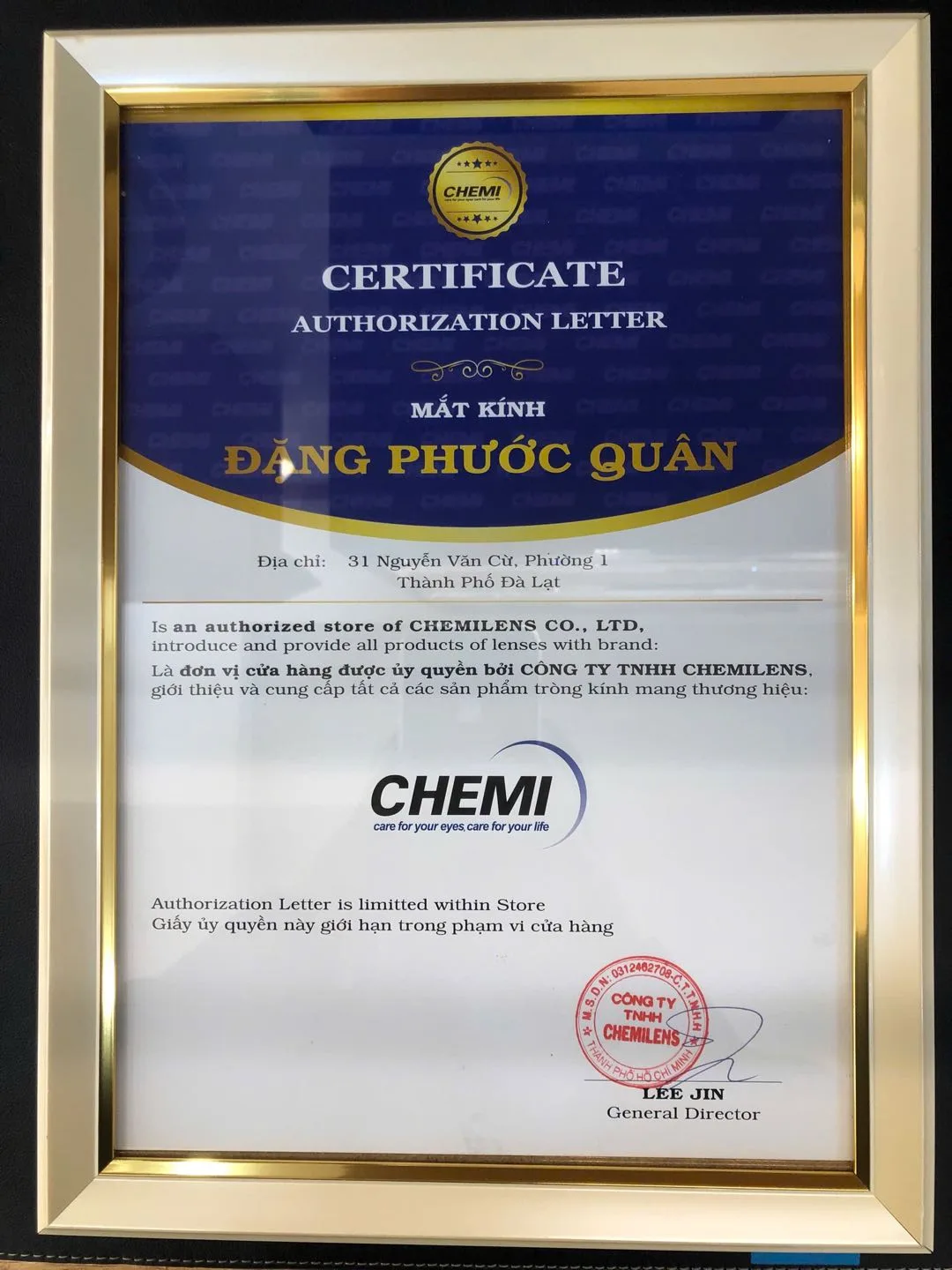 Địa chỉ cắt kính cận uy tín tại Đà Lạt